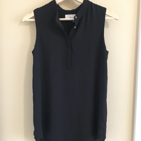 Aritzia  Babaton  Wolfgang blouse /Black XXS - Picture 2 of 5